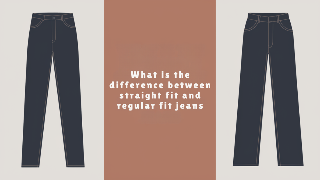 What is the Difference Between Straight Fit and Regular Fit Jeans  - Absanoh Pakistan