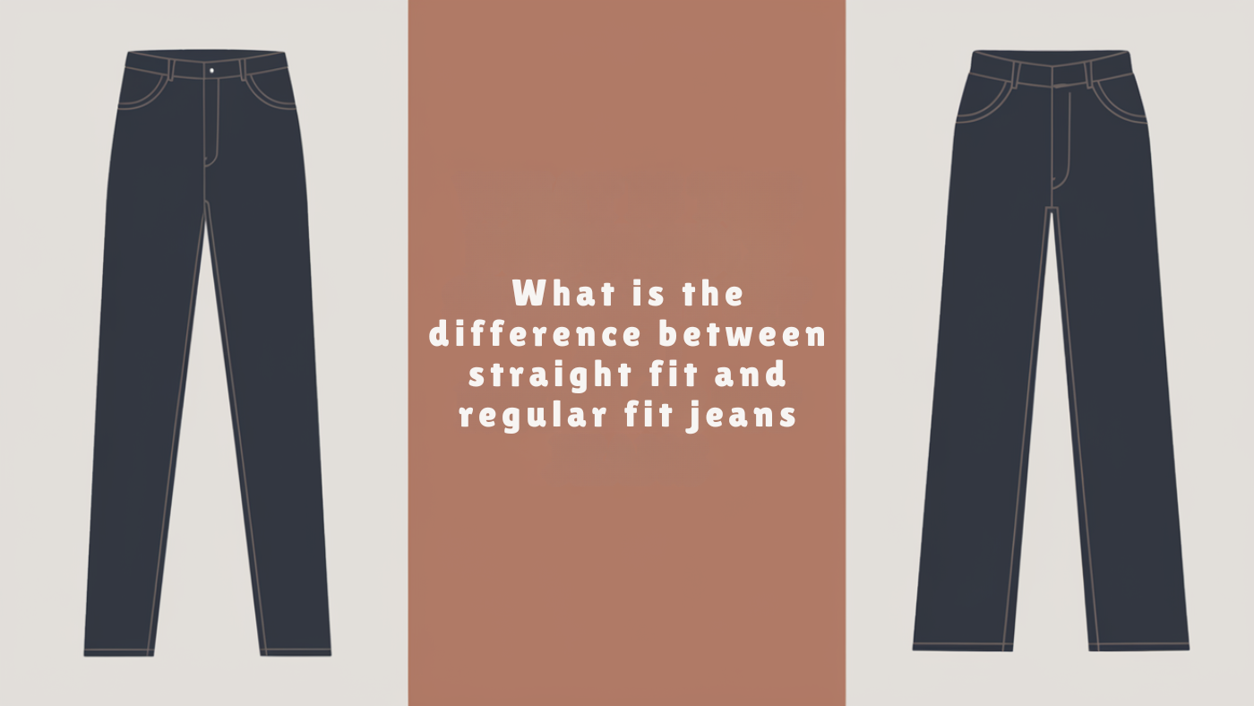 What is the Difference Between Straight Fit and Regular Fit Jeans  - Absanoh Pakistan