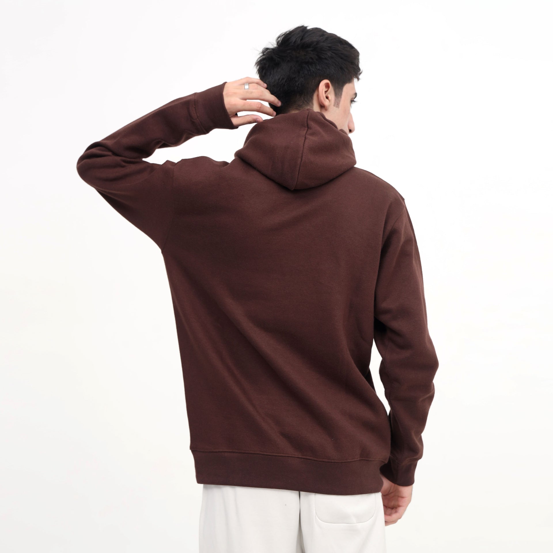 Men’s Brown Winter Hoodie – Hello Winter