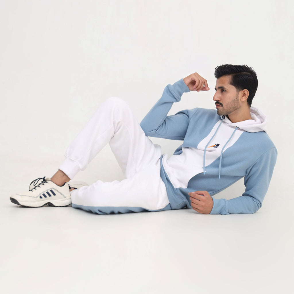 Men’s Light Blue & White Tracksuit