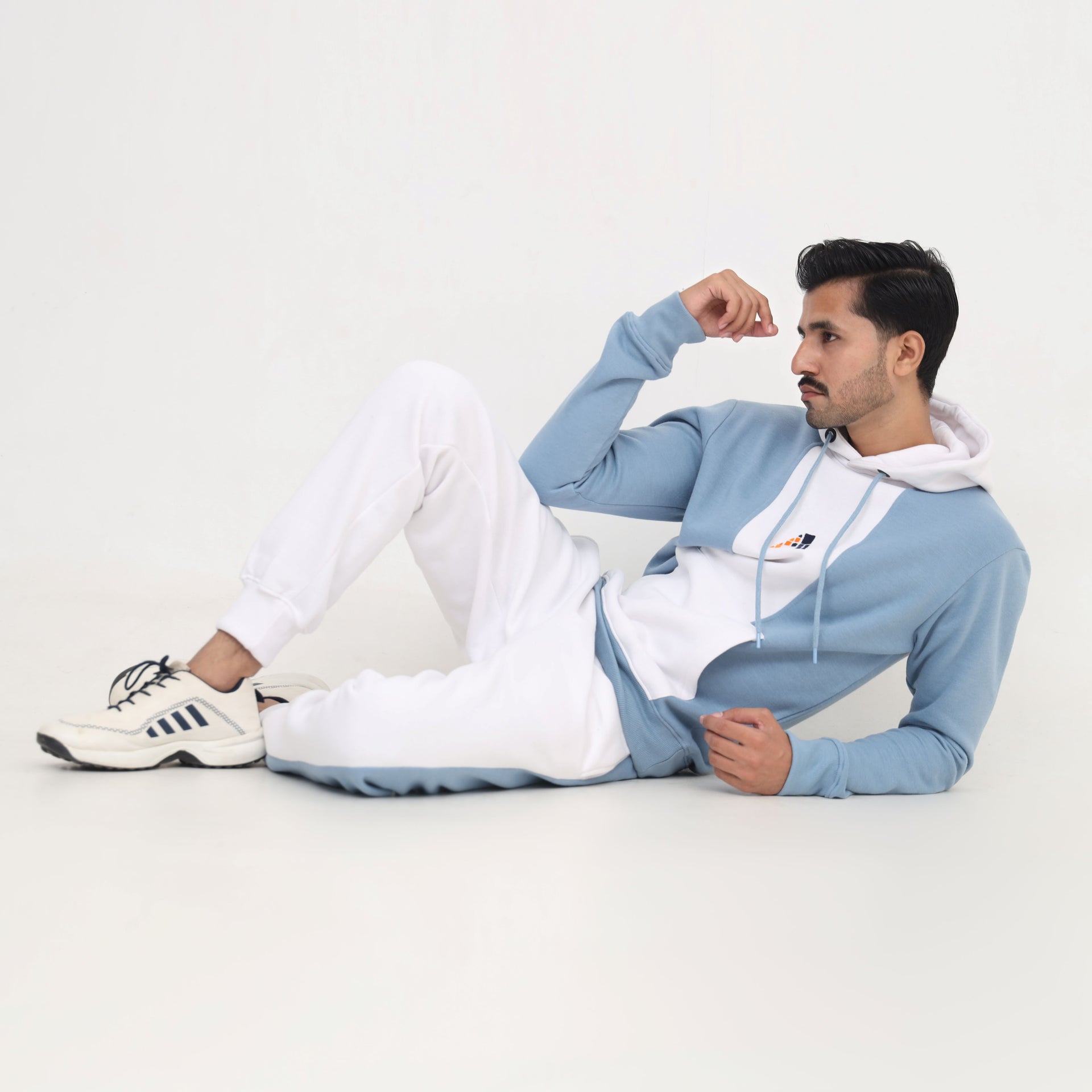 Men’s Light Blue & White Tracksuit