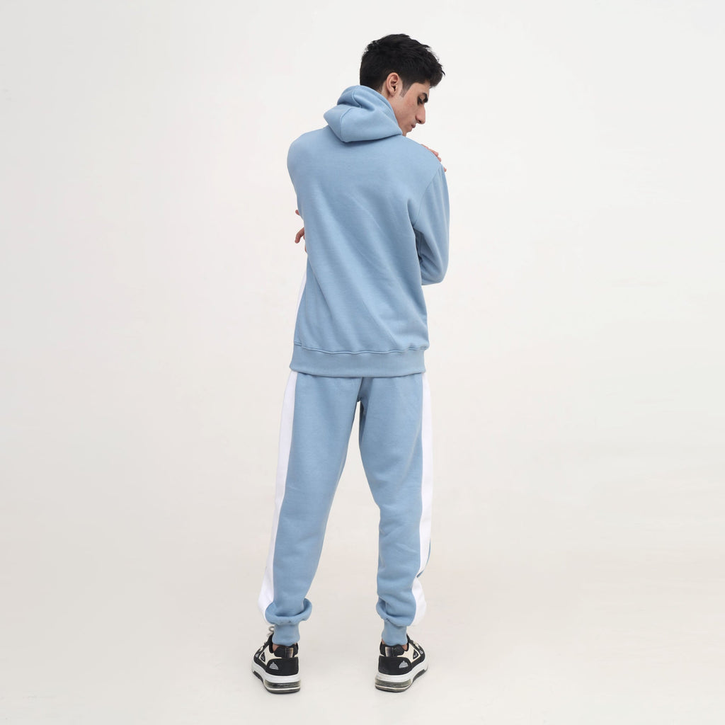 Men Light Blue Tracksuit Set