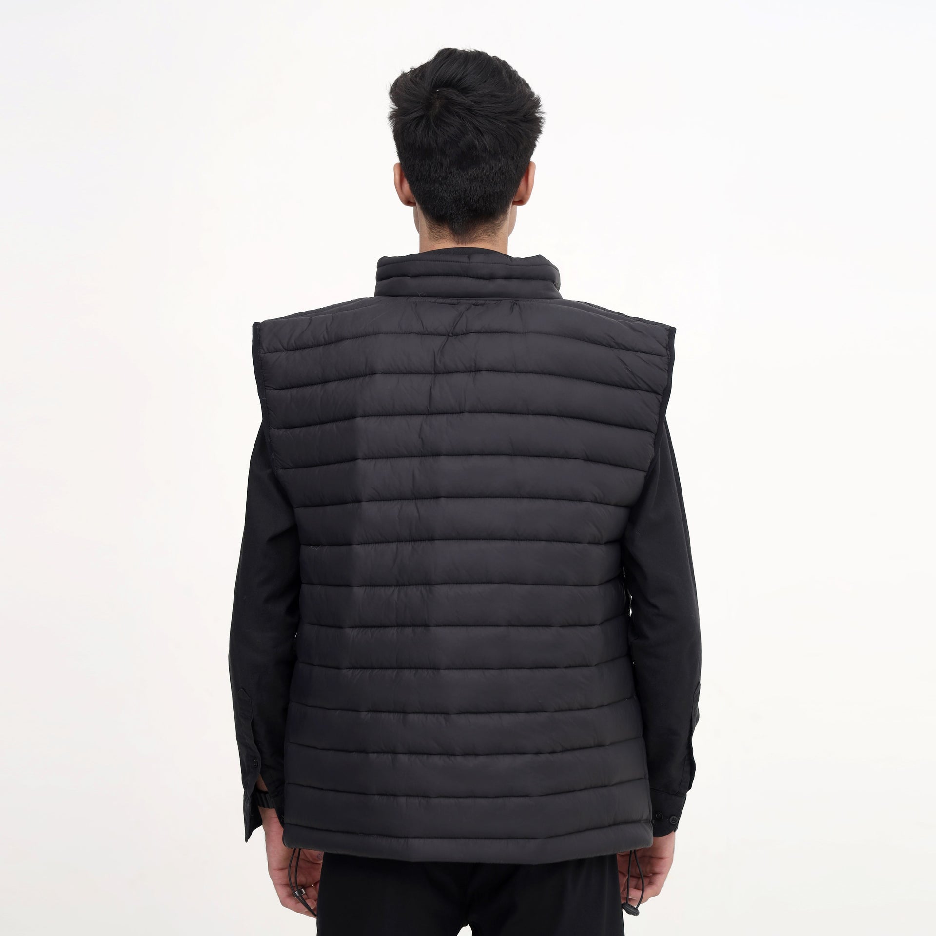 Men’s Black Quilted Puffer Vest