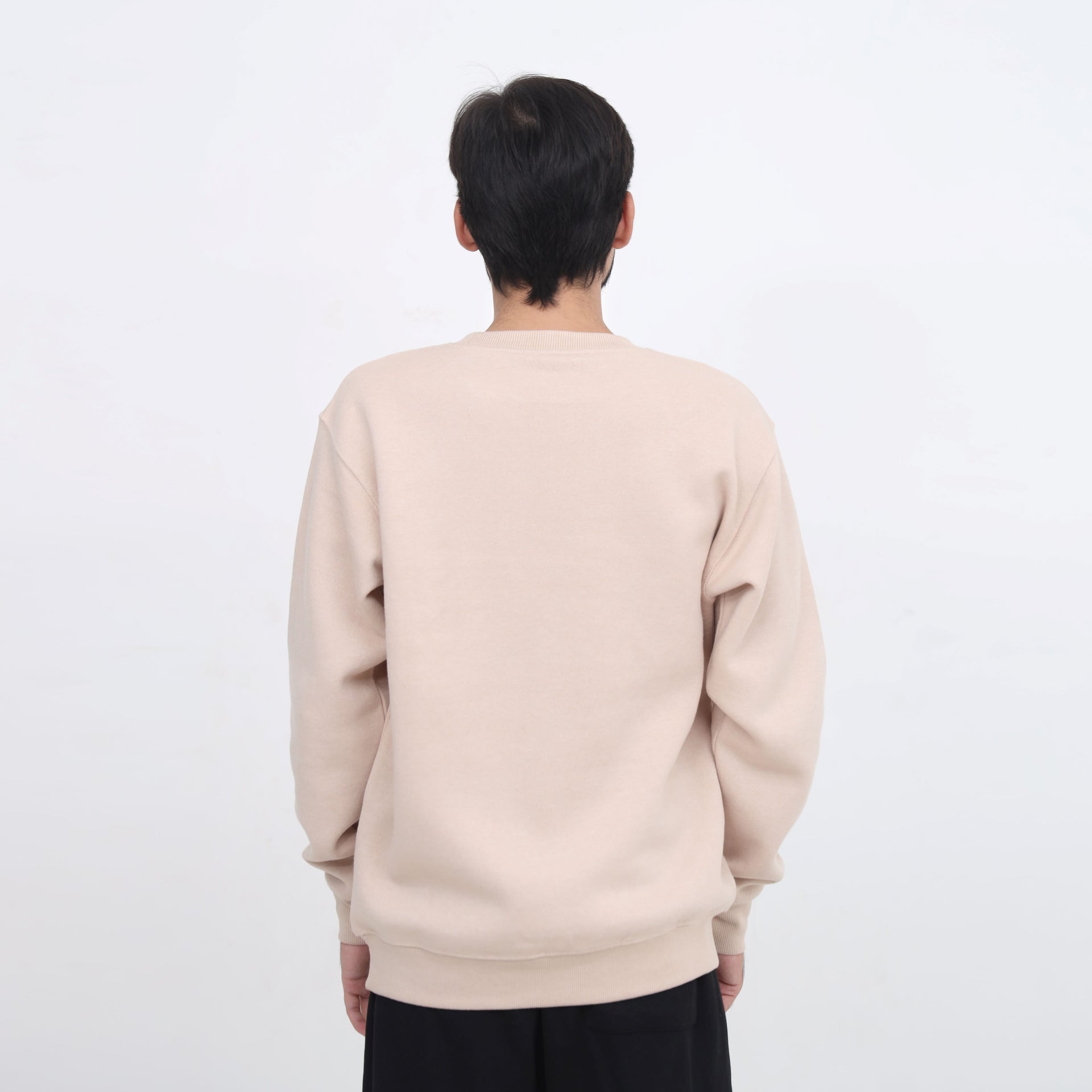 Pink Winter Graphic Men Sweatshirt