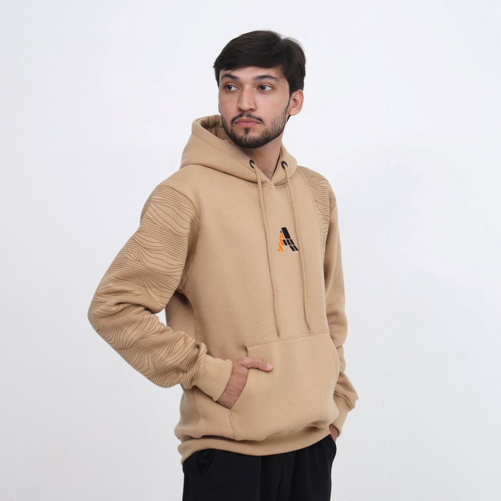 Stylish Beige Hoodie for Men