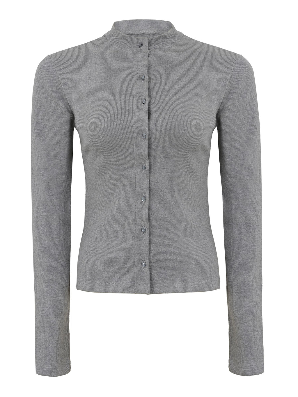 Rib Knit Cardigan & Pants Set - Cozy Ribbed Loungewear 2Pc Set with Button Front