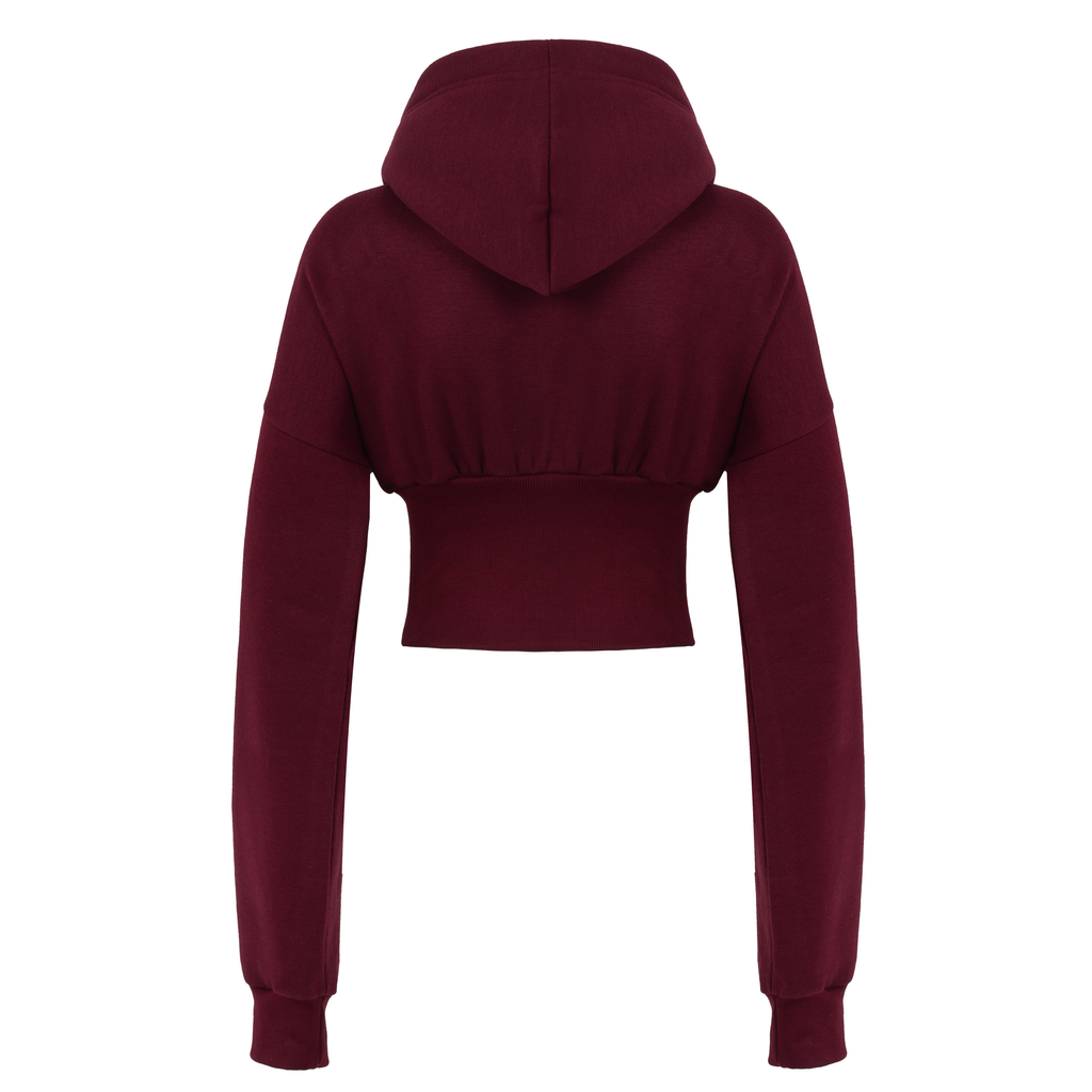 Women Corset Fit Hoodie and Trouser 2Pc Zip Tracksuit Set