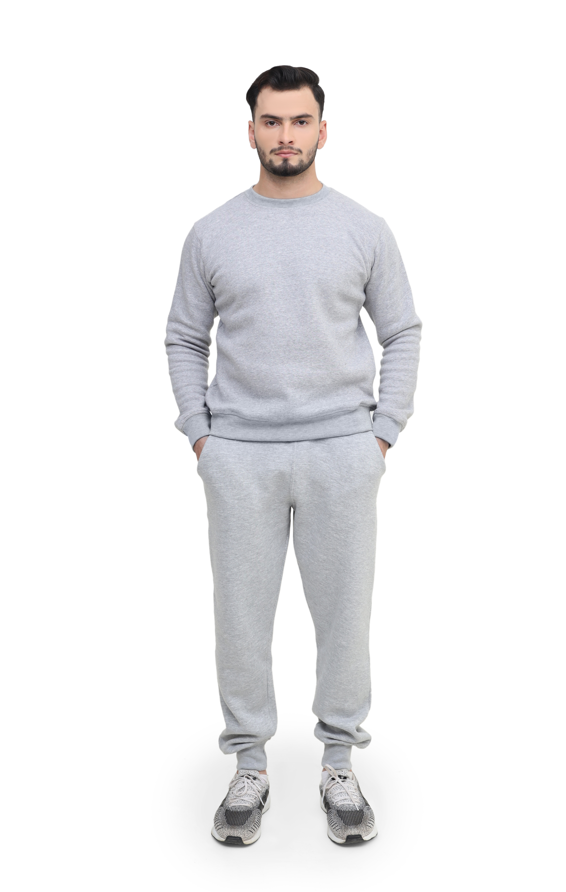 Mens Plain Tracksuits Fleece Pullover Sweatshirts for Men UK