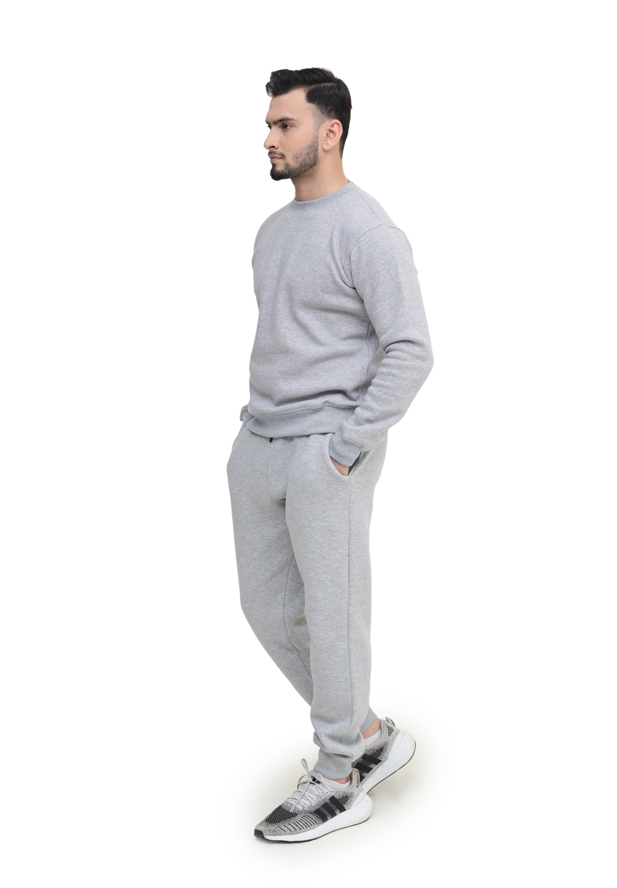 Mens Plain Tracksuits Fleece Pullover Sweatshirts for Men UK