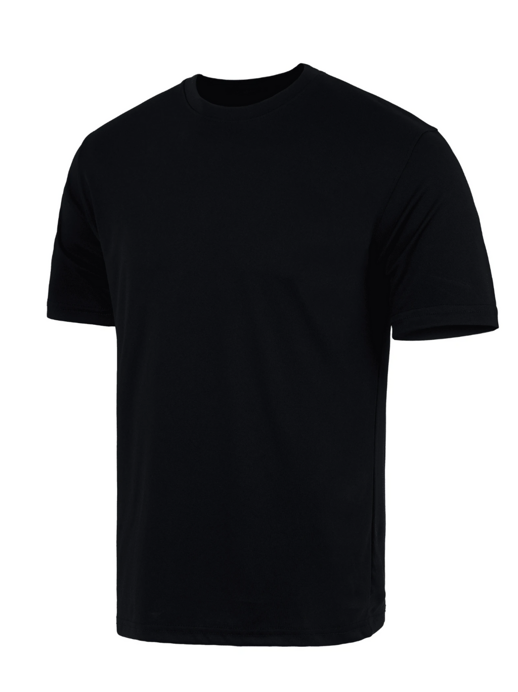 5-Pack Black Men Summer Cotton Shirt - Super Soft Plain Tees